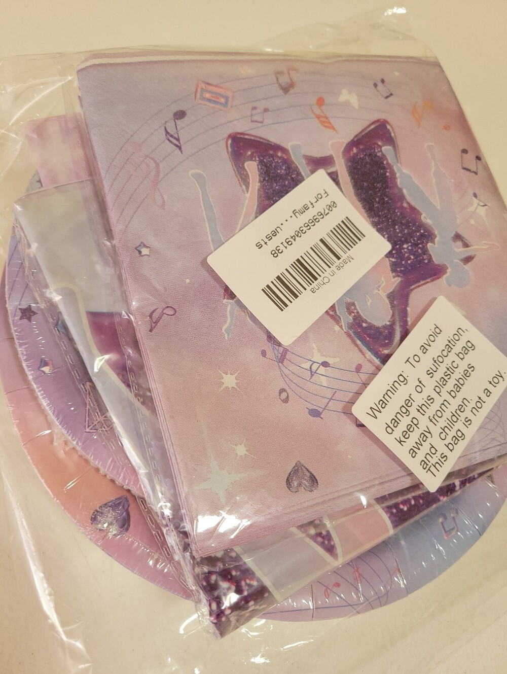Purple Disco Dance Birthday Party Pack
